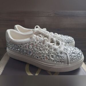 ALDO zellina crystal sneakers  size 7.5